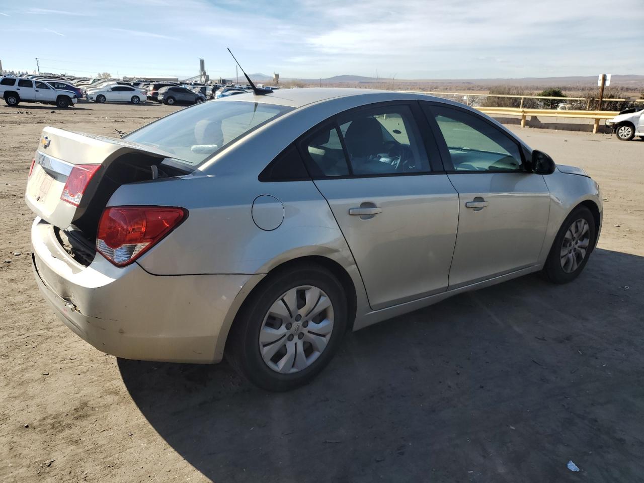 2013 Chevrolet Cruze VIN 1G1PA5SH7D7190087 Copart auction photo, rear end / side damage thumbnail 3