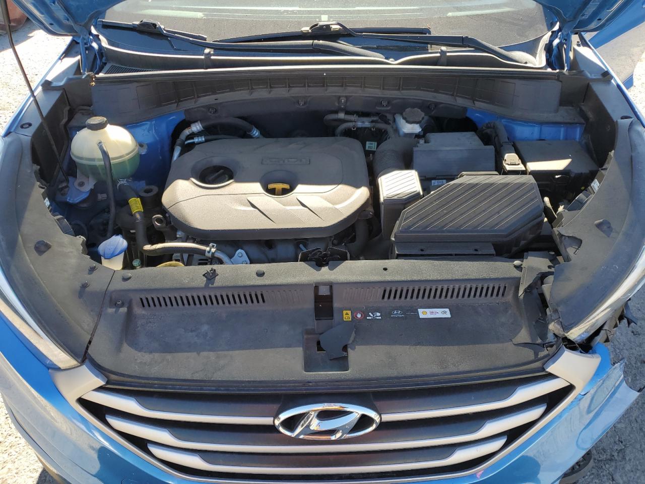 2018 Hyundai Tucson VIN KM8J33A40JU626572 Copart auction photo, front end damage thumbnail 12