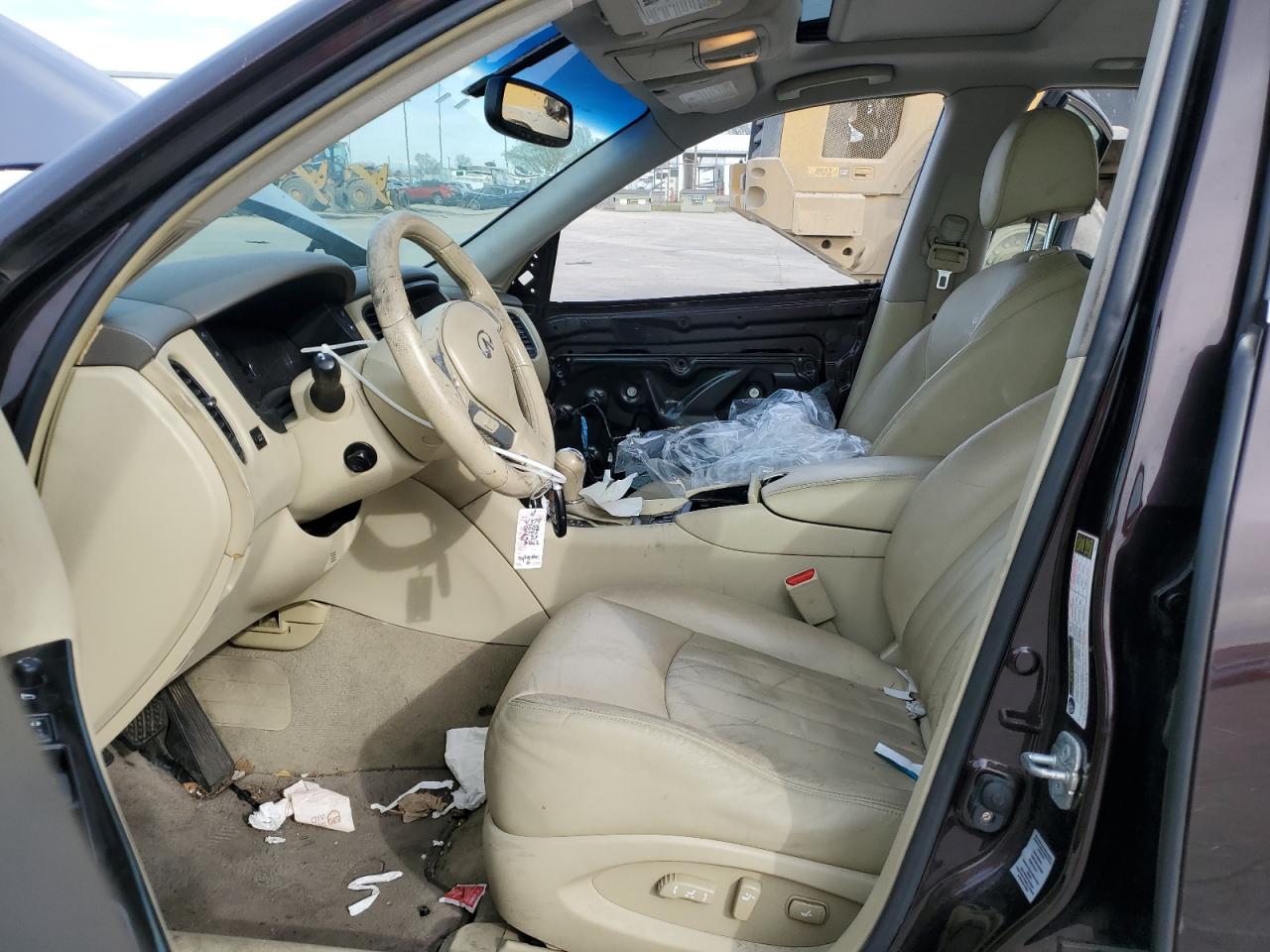 2008 Infiniti EX VIN JNKAJ09F98M354451 Copart auction photo, all over damage thumbnail 7