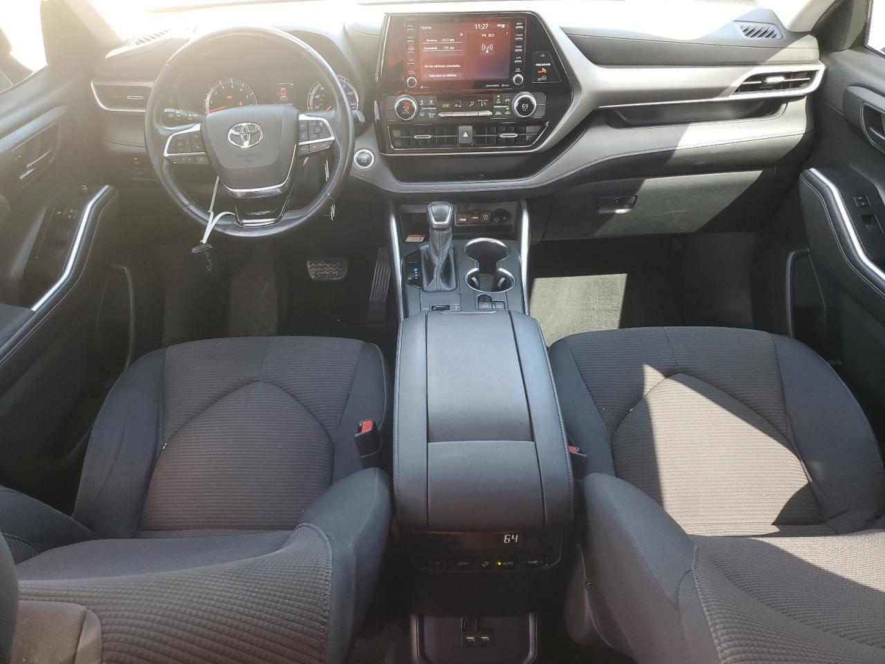 2020 Toyota Highlander VIN 5TDZZRAH7LS006417 Copart auction photo, front end damage thumbnail 8