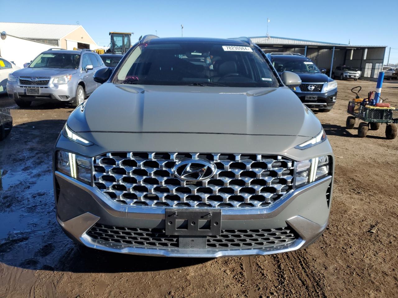 2022 Hyundai Santa Fe VIN 5NMS3DAJ1NH470169 Copart auction photo, rear end damage thumbnail 5