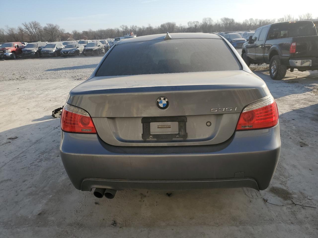 2010 BMW 5er VIN WBANV9C58AC137977 Copart auction photo, front end / side damage thumbnail 6