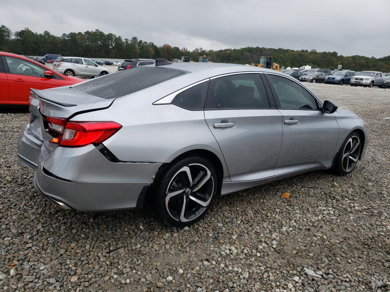 2022 Honda Accord VIN 1HGCV1F35NA121017 Copart auction photo, rear end damage thumbnail 3