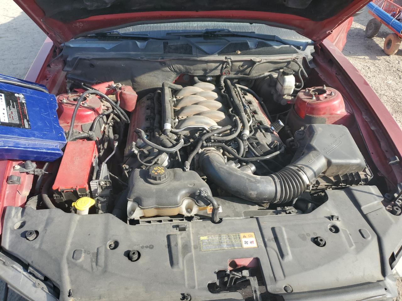 2013 Ford Mustang VIN 1ZVBP8CF4D5226017 Copart auction photo, front end / side damage thumbnail 11
