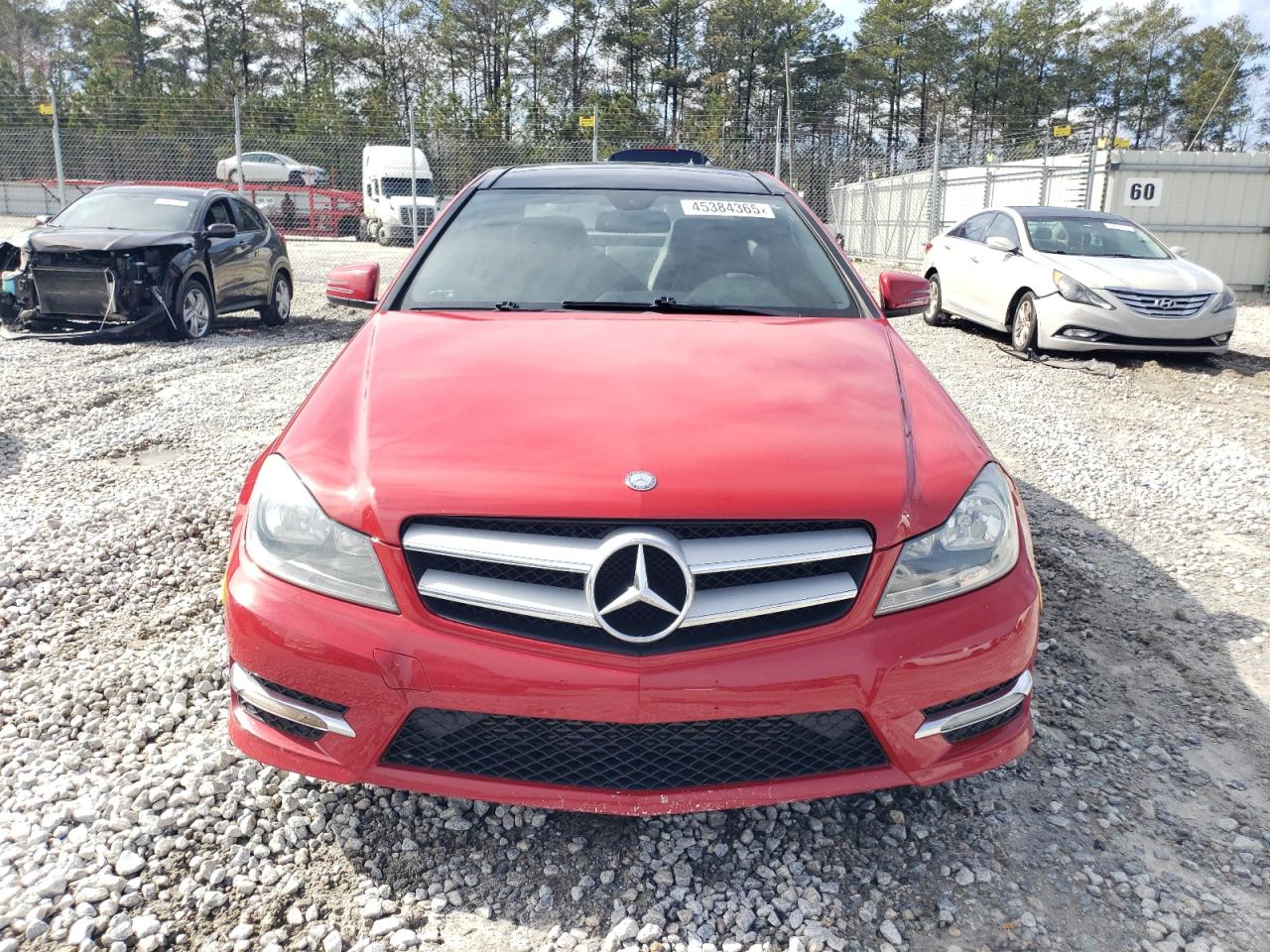 2013 Mercedes-Benz C-klasse VIN WDDGJ4HB6DG003917 Copart auction photo, rear end / minor dent/scratches damage thumbnail 5