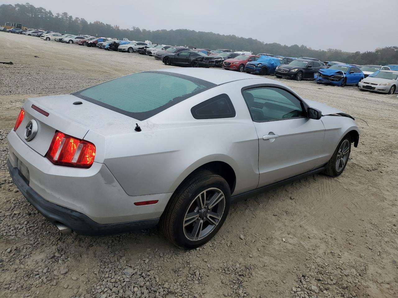 2011 Ford Mustang VIN 1ZVBP8AM2B5140980 Copart auction photo, front end / side damage thumbnail 3