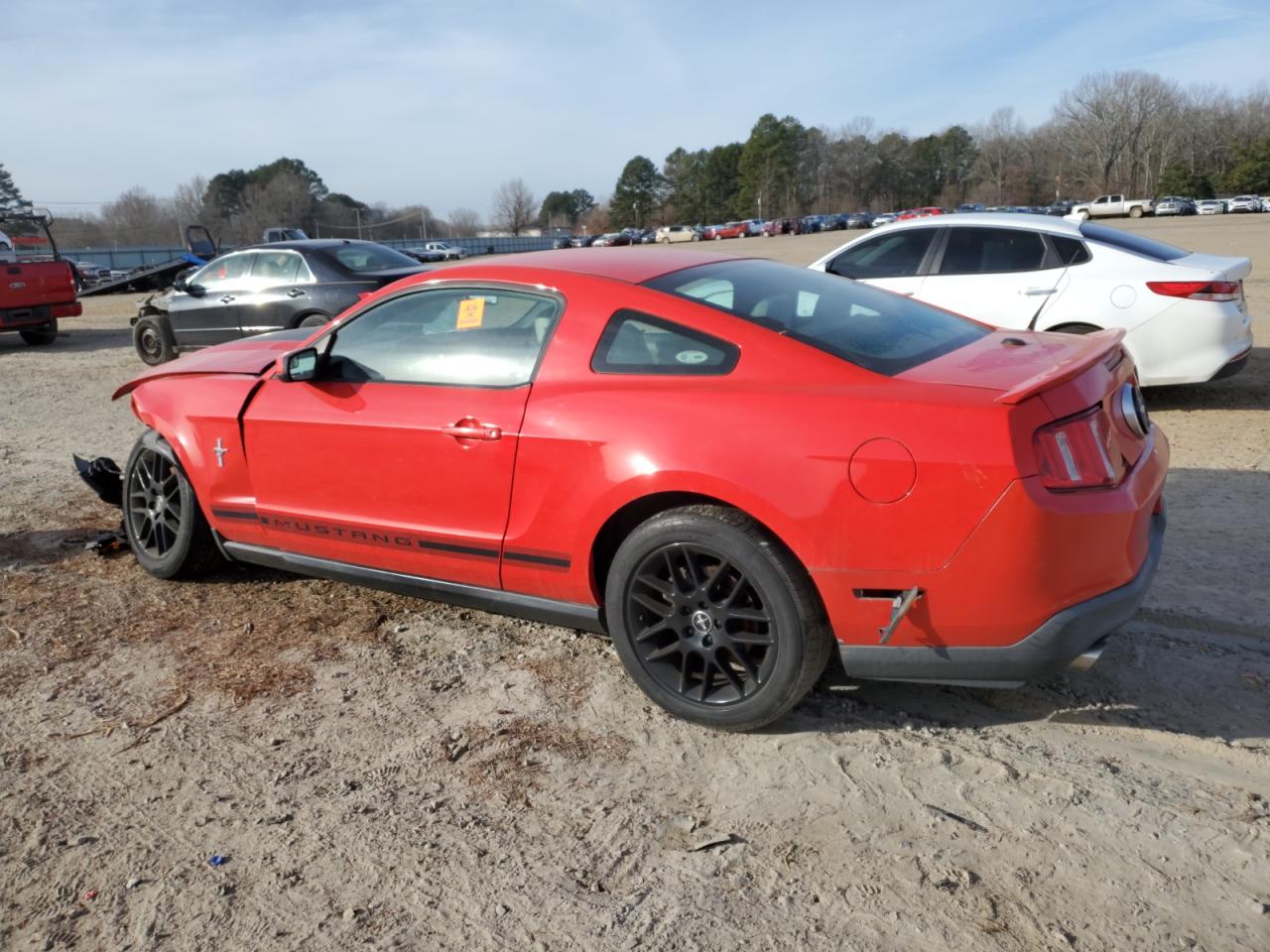 2012 Ford Mustang VIN 1ZVBP8AM6C5214743 Copart auction photo, front end / all over damage thumbnail 2