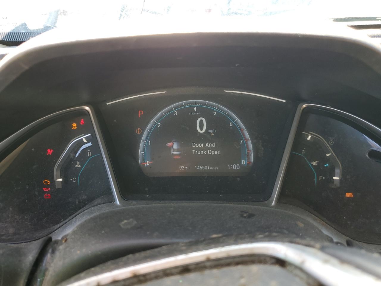 2018 Honda Civic VIN JHMFC1F35JX031079 Copart auction photo, front end / rear end damage thumbnail 9