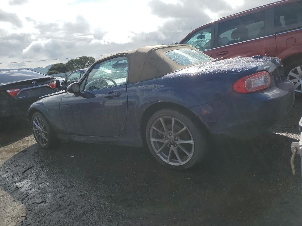 2009 Mazda MX-5 VIN JM1NC25F090203358 Copart auction photo, front end / rear end damage thumbnail 2