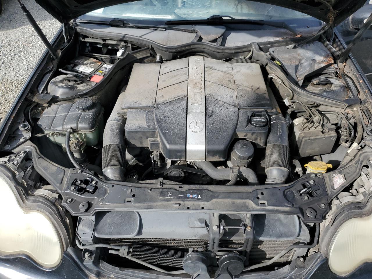2003 Mercedes-Benz C-klasse VIN WDBRF61J43E013047 Copart auction photo, burn damage thumbnail 11