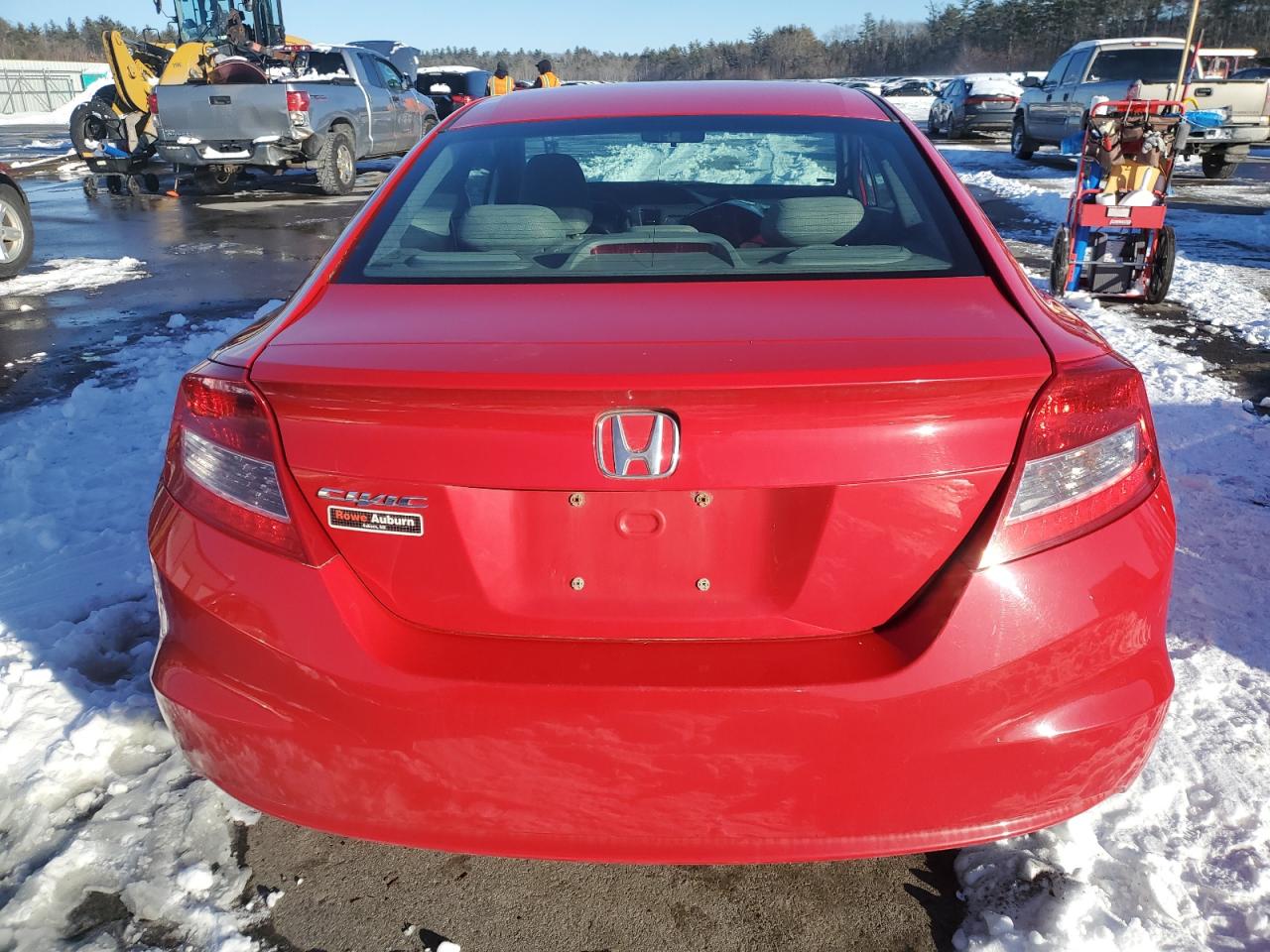 2012 Honda Civic VIN 2HGFG3B53CH552030 Copart auction photo, front end damage thumbnail 6