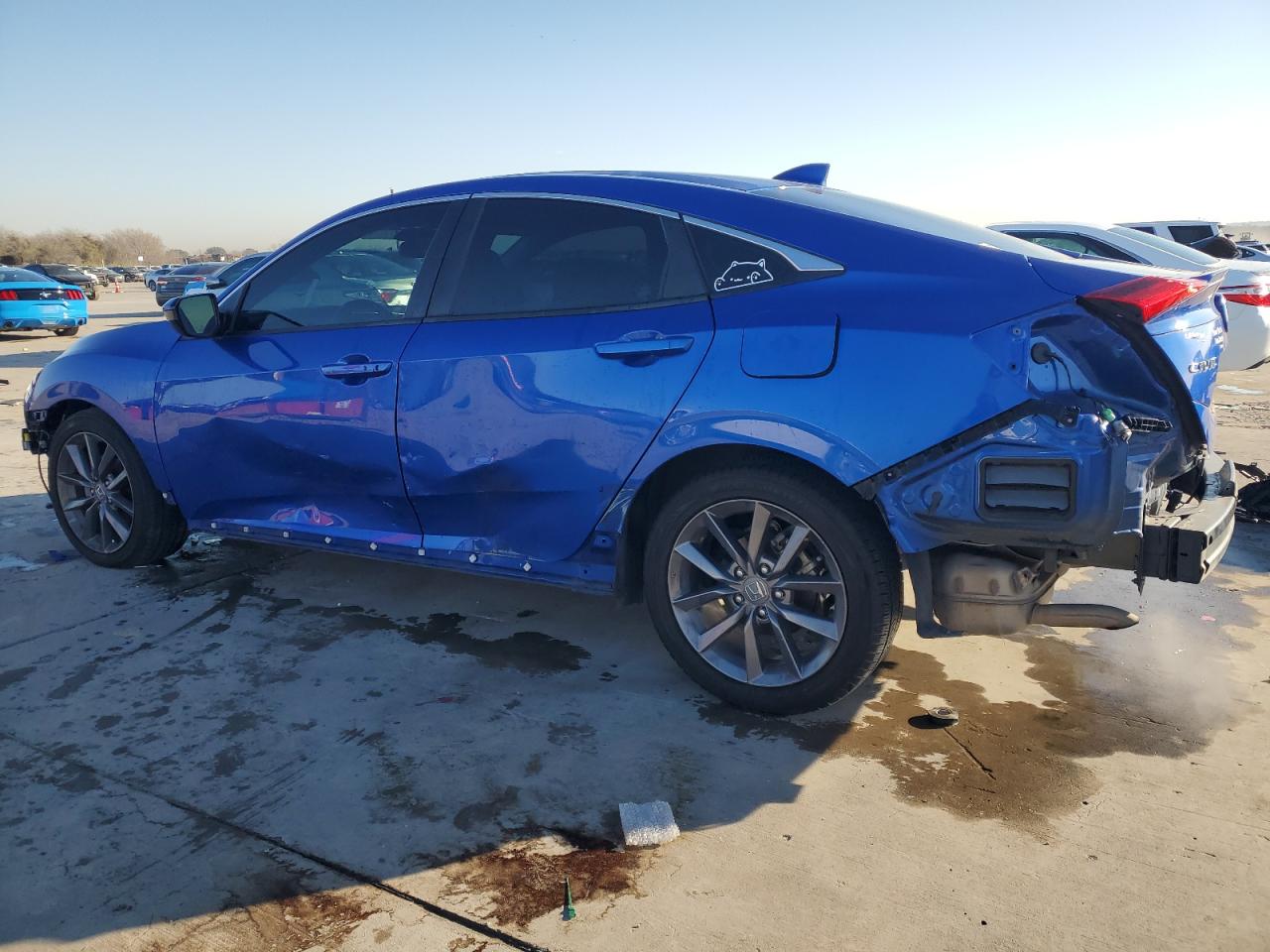 2021 Honda Civic VIN 19XFC1F34ME008771 Copart auction photo, all over damage thumbnail 2