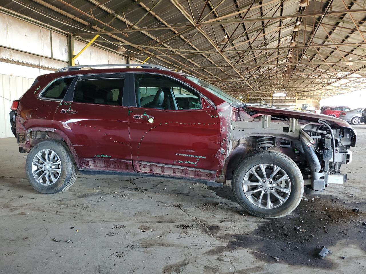 2019 Jeep Grand Cherokee VIN 1C4PJMLX3KD289799 Copart auction photo, front end / rear end damage thumbnail 4