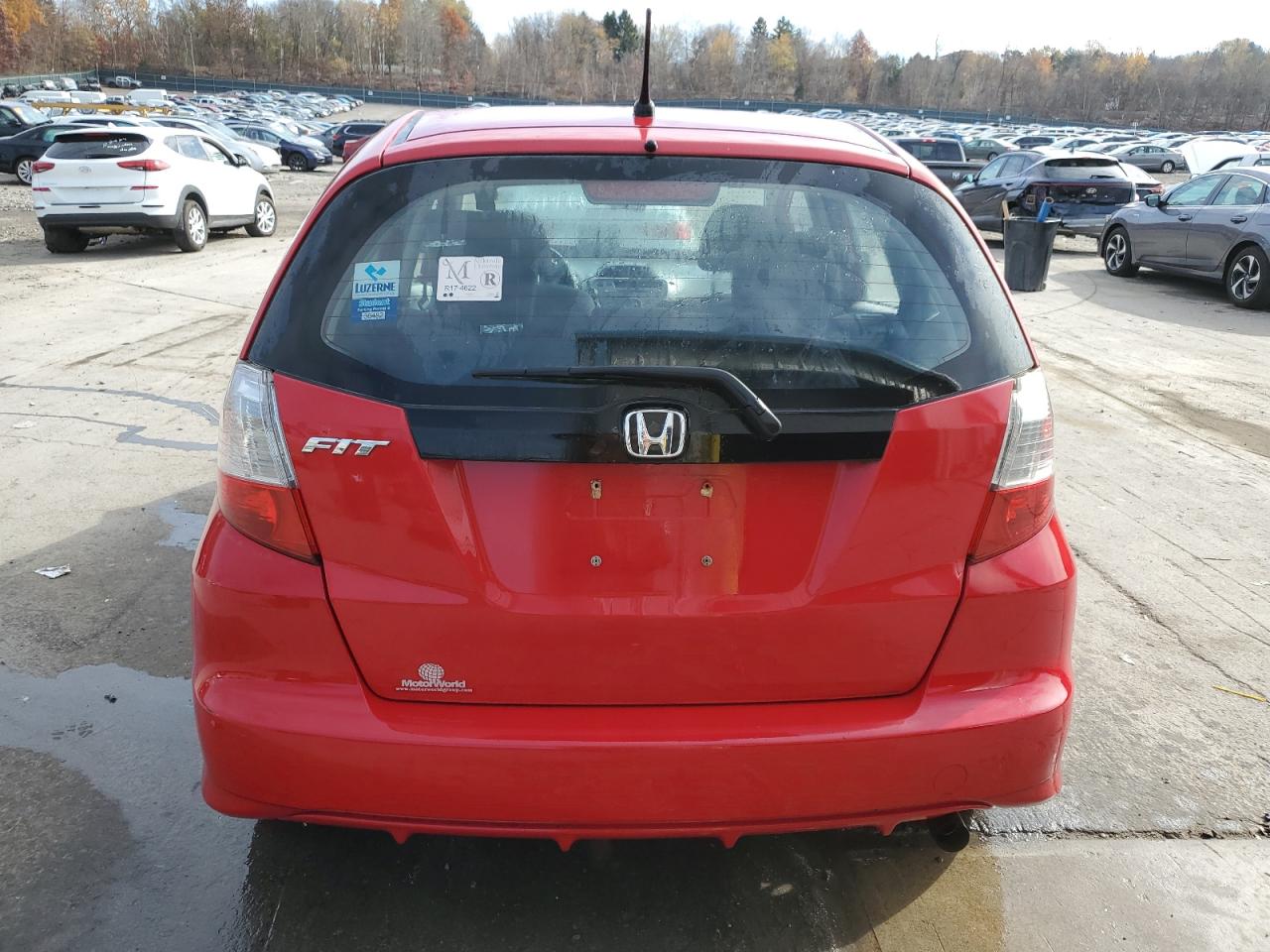 2012 Honda Fit VIN JHMGE8H38CS004057 Copart auction photo, front end damage thumbnail 6