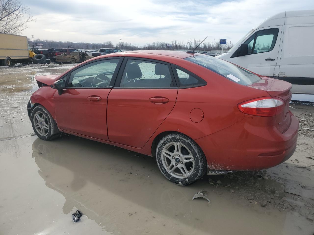 2018 Ford Fiesta VIN 3FADP4BJ9JM145780 Copart auction photo, front end / minor dent/scratches damage thumbnail 2