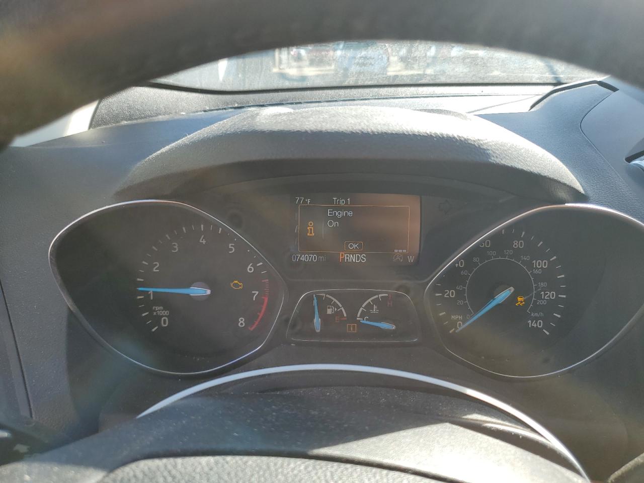 2017 Ford Escape VIN 1FMCU9G92HUC21674 Copart auction photo, front end / side damage thumbnail 9