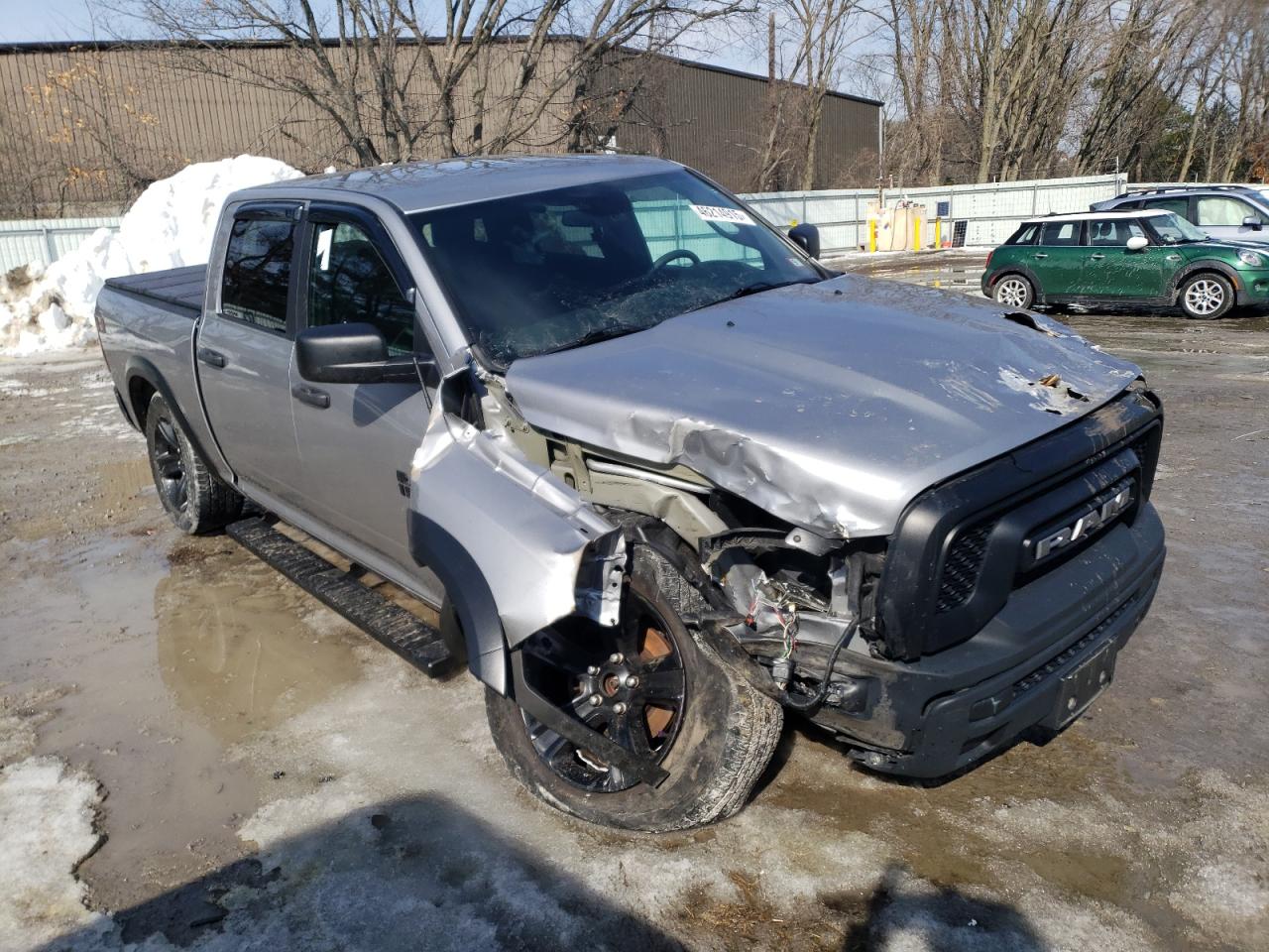 2021 RAM 1500 VIN 1C6RR7LT8MS528219 Copart auction photo, front end / minor dent/scratches damage thumbnail 4