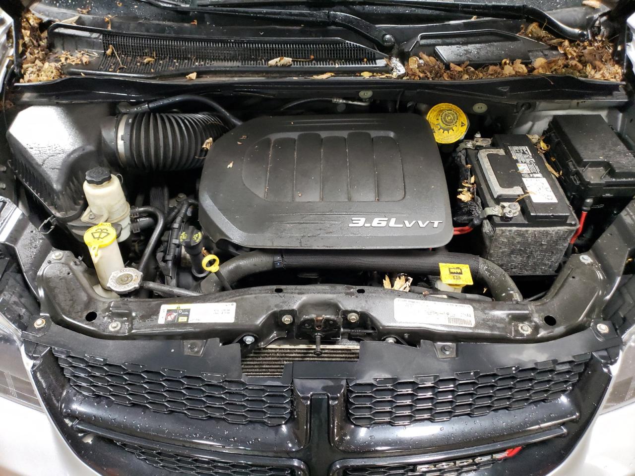 2017 Dodge Caravan VIN 2C4RDGBG4HR636663 Copart auction photo, side damage thumbnail 11