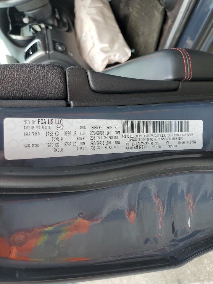 2017 Jeep Grand Cherokee VIN 1C4RJFLT6HC844101 Copart auction photo, front end / minor dent/scratches damage thumbnail 13