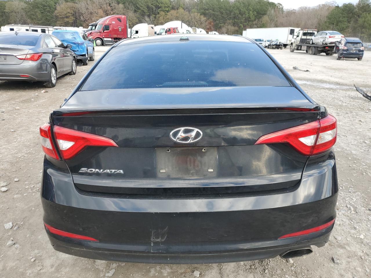 2016 Hyundai Sonata VIN 5NPE24AFXGH340991 Copart auction photo, all over / front end damage thumbnail 6