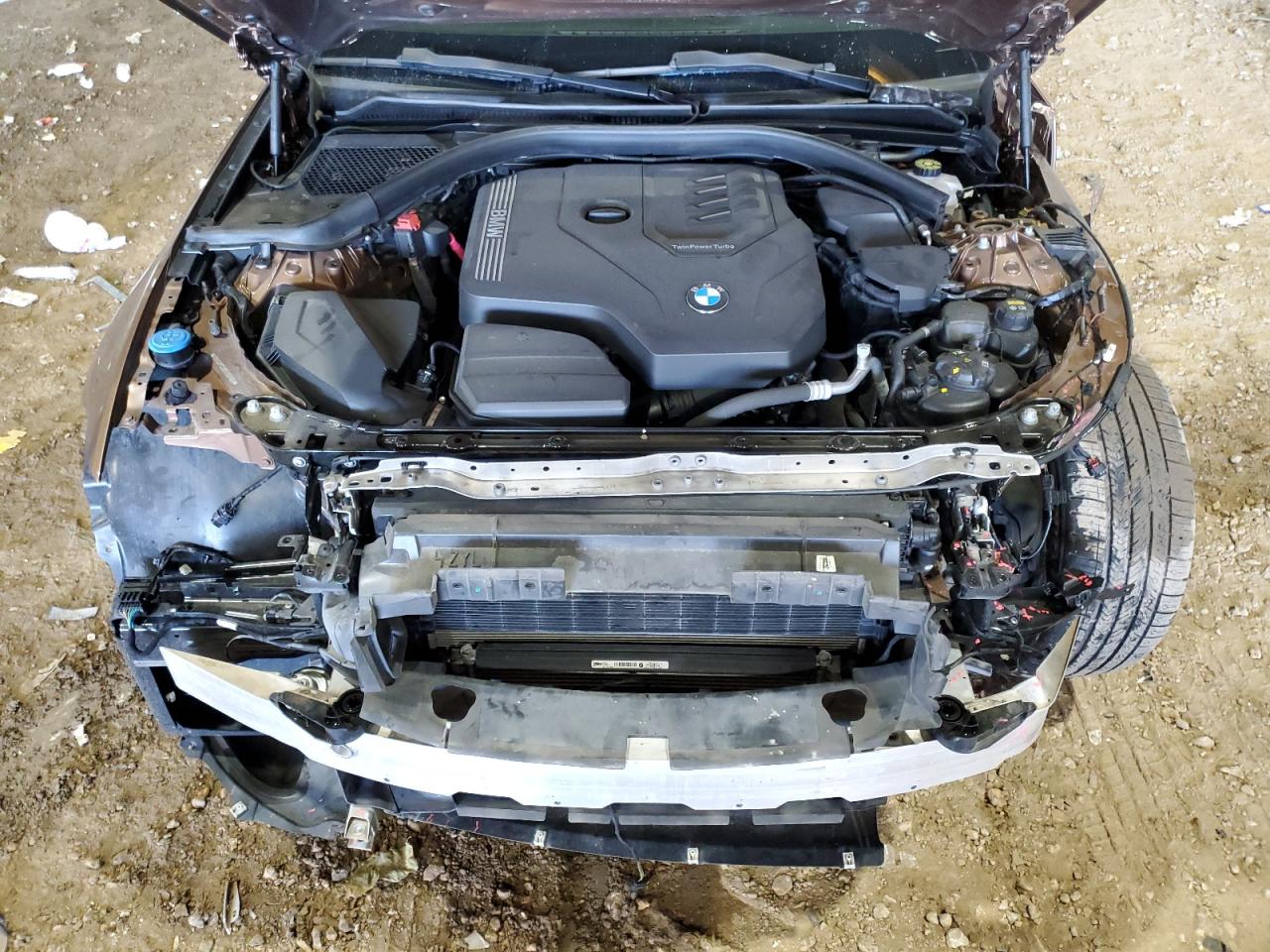 2019 BMW 3er VIN WBA5R1C53KAK07534 Copart auction photo, front end / minor dent/scratches damage thumbnail 11