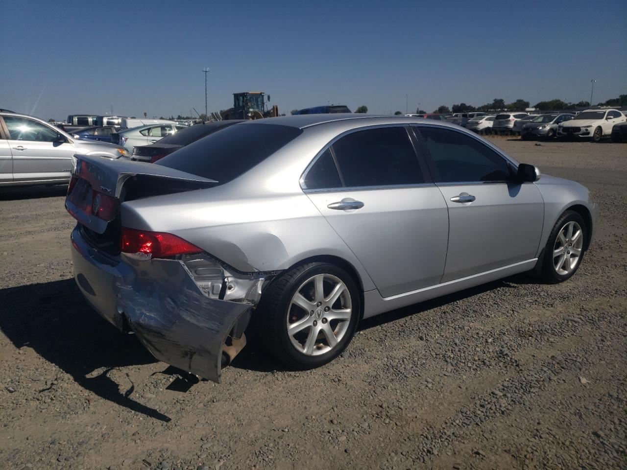 2004 Acura TSX VIN JH4CL96834C033146 Copart auction photo, rear end / front end damage thumbnail 3