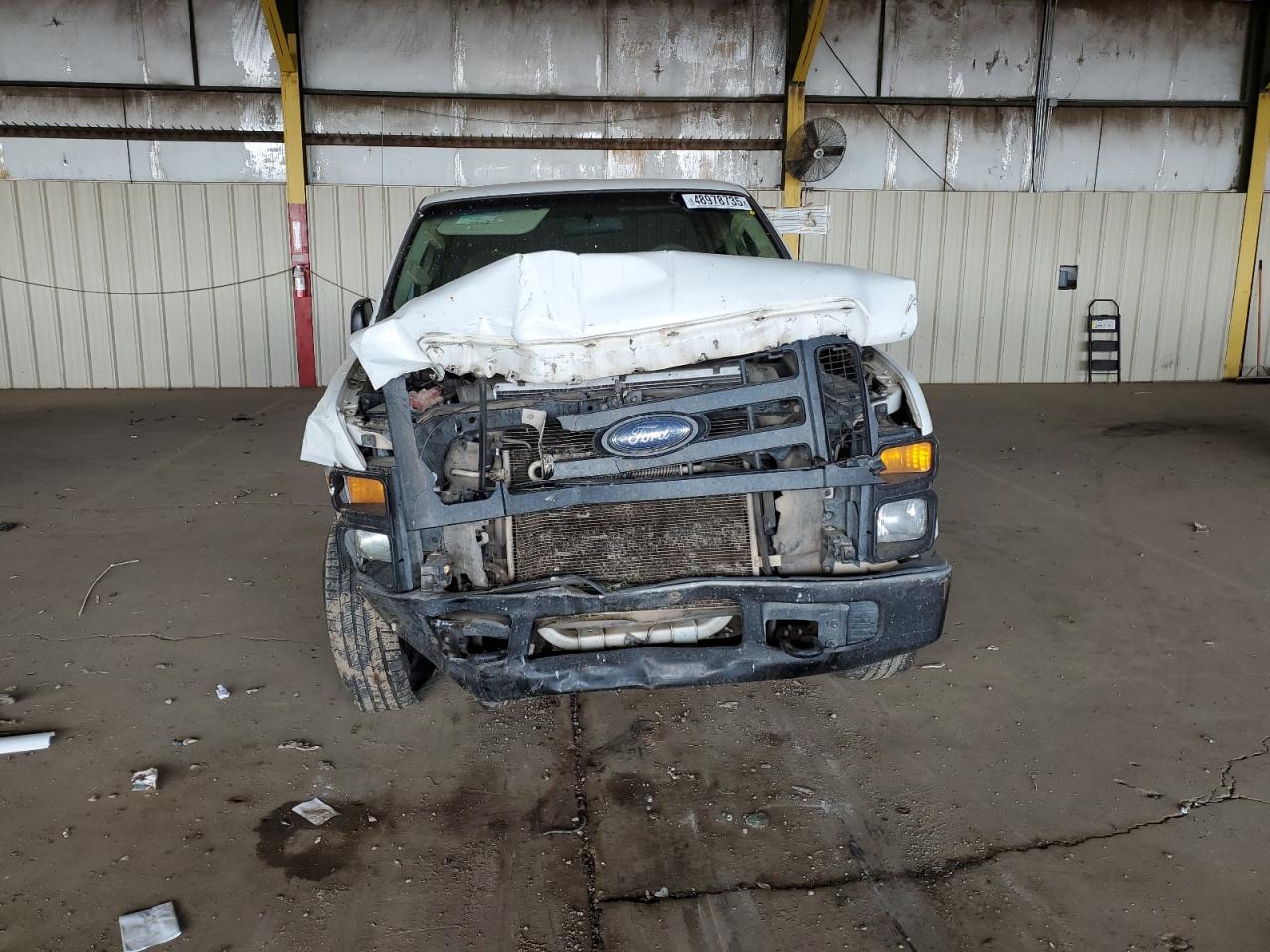 2008 Ford F250 VIN 1FTSX20Y68ED45859 Copart auction photo, front end / rear end damage thumbnail 5