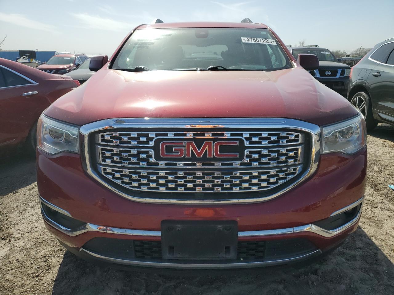 2019 GMC Acadia VIN 1GKKNPLS7KZ154756 Copart auction photo, front end / rear end damage thumbnail 5
