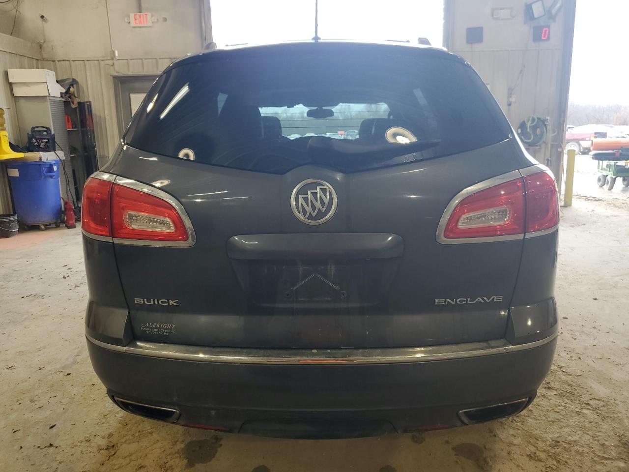 2014 Buick Enclave VIN 5GAKVBKD9EJ140167 Copart auction photo, front end damage thumbnail 6