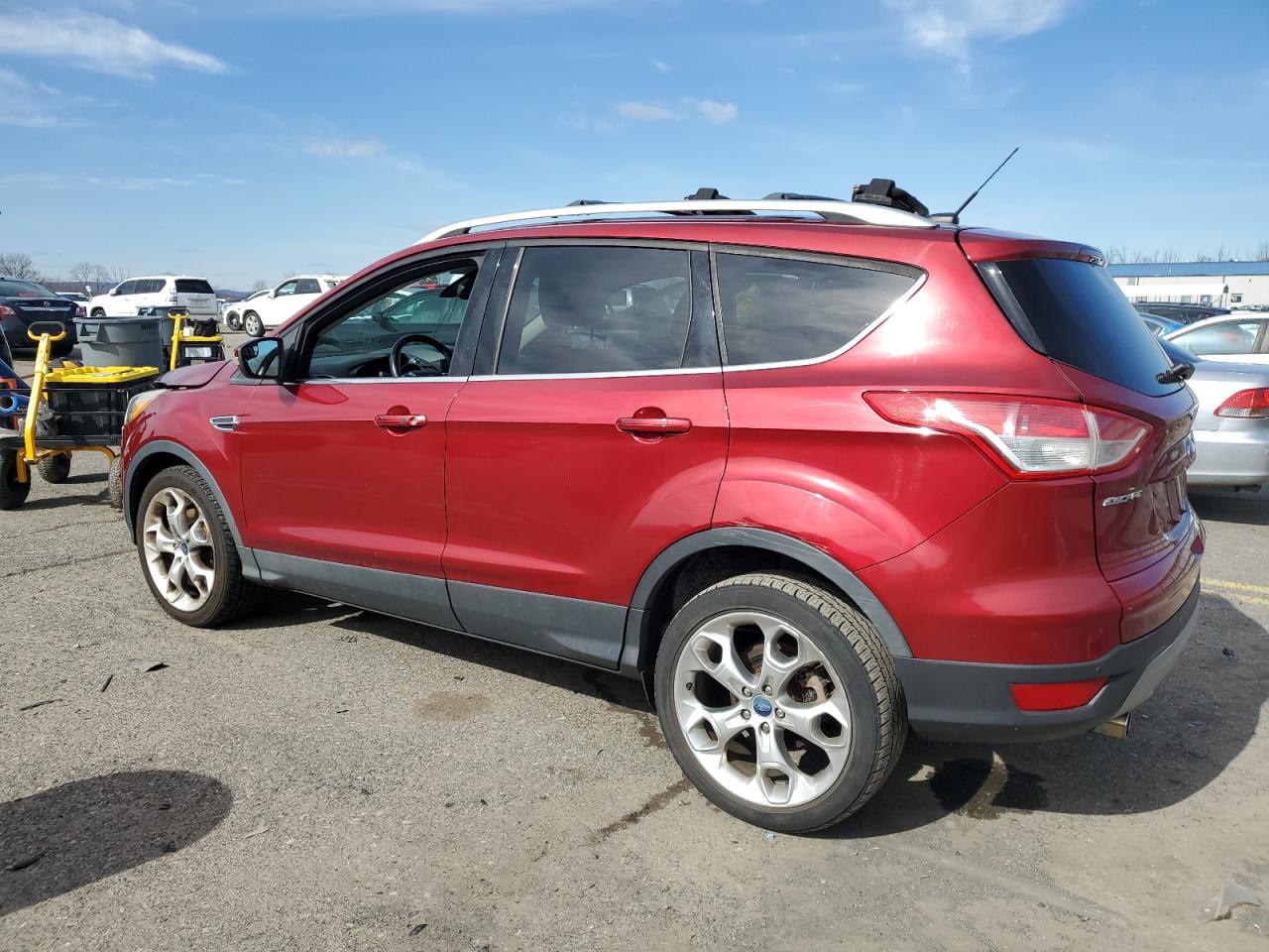 2013 Ford Escape VIN 1FMCU0J94DUA57116 Copart auction photo, front end damage thumbnail 2