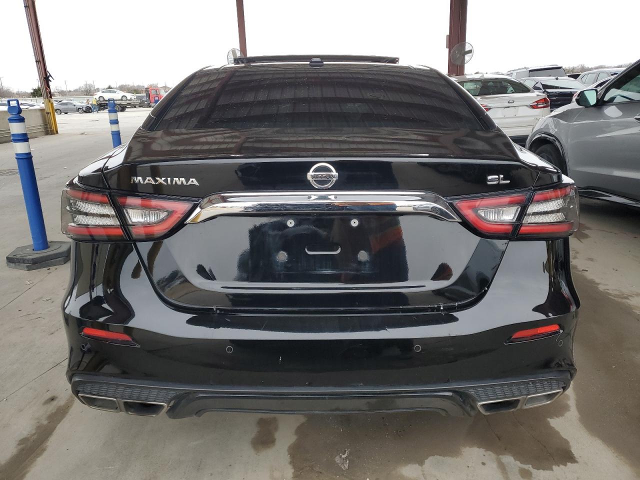 2020 Nissan Maxima VIN 1N4AA6DV5LC377586 Copart auction photo, front end / side damage thumbnail 6