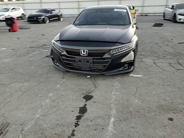 2022 Honda Accord VIN 1HGCV1F31NA113724 Copart auction photo, vandalism / stripped damage thumbnail 10