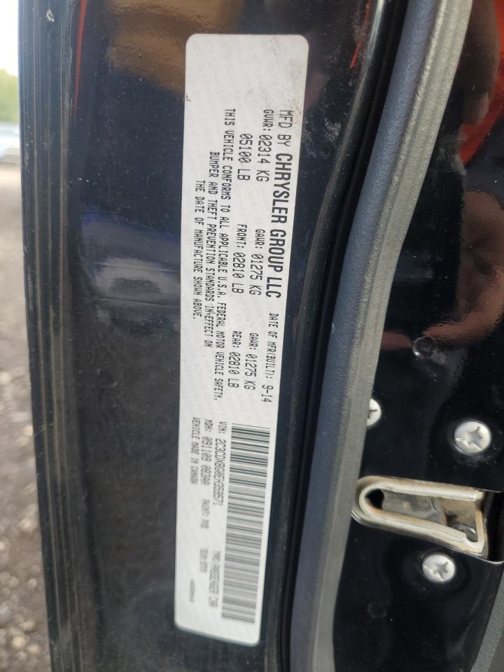 2014 Dodge Charger VIN 2C3CDXBG0EH359571 Copart auction photo, front end damage thumbnail 12