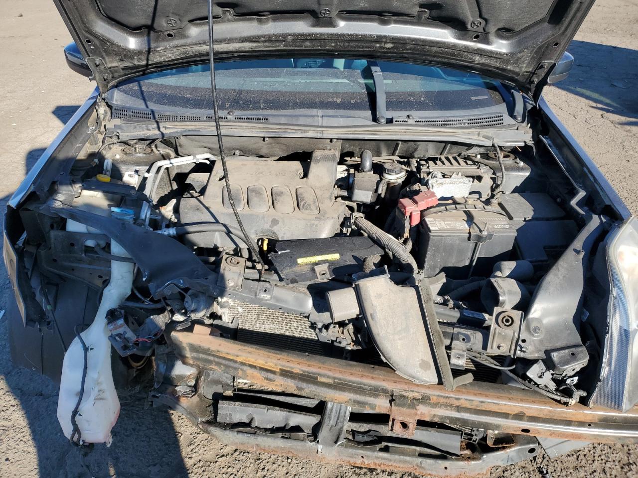 2012 Nissan Sentra VIN 3N1AB6AP0CL732944 Copart auction photo, front end damage thumbnail 11