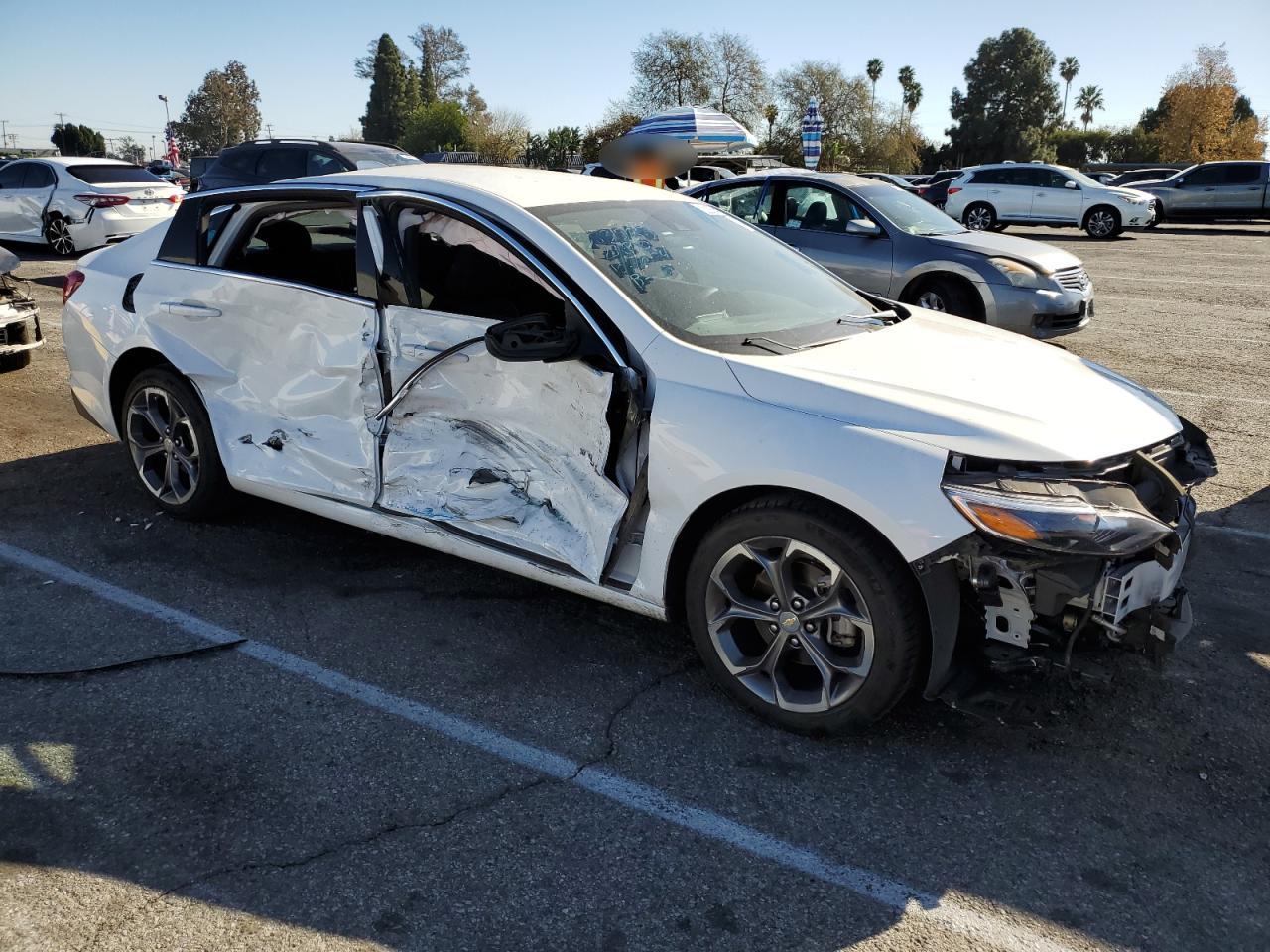 2023 Chevrolet Malibu VIN 1G1ZD5ST4PF168479 Copart auction photo, side / front end damage thumbnail 4
