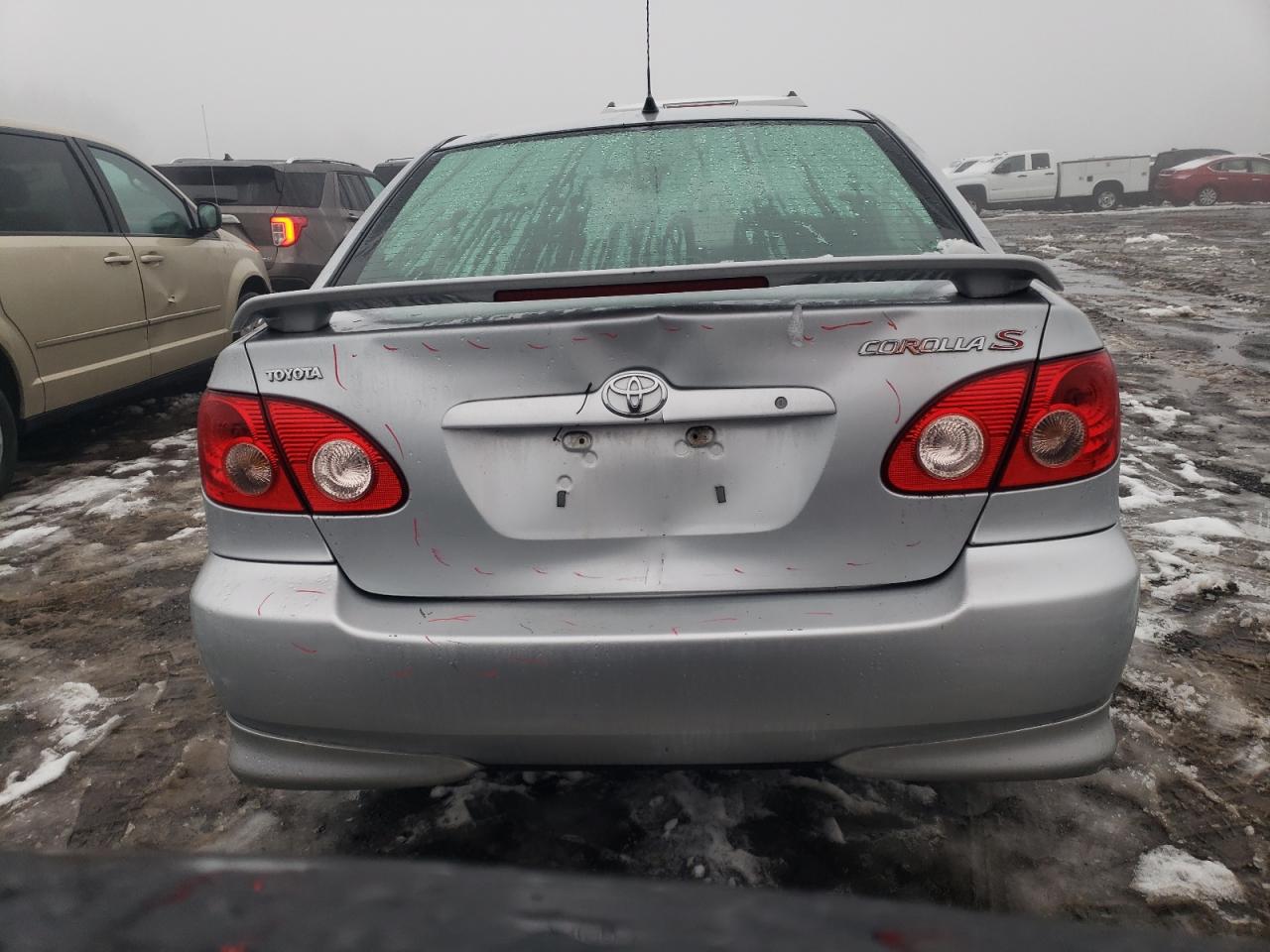 2008 Toyota Corolla VIN 2T1BR30E68C890050 Copart auction photo, all over damage thumbnail 6
