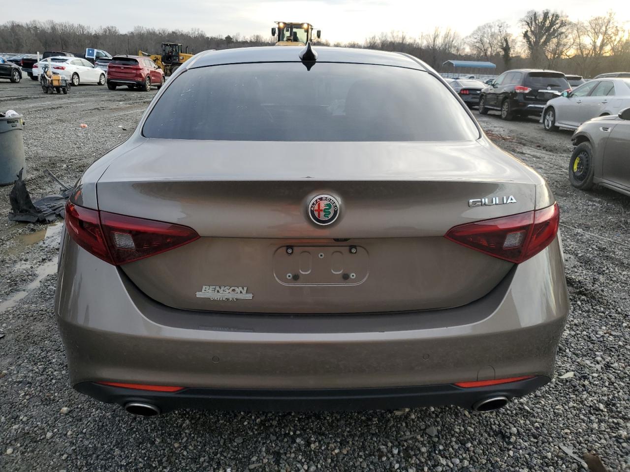 2019 Alfa Romeo Giulia VIN ZARFAMAN5K7599714 Copart auction photo, front end damage thumbnail 6