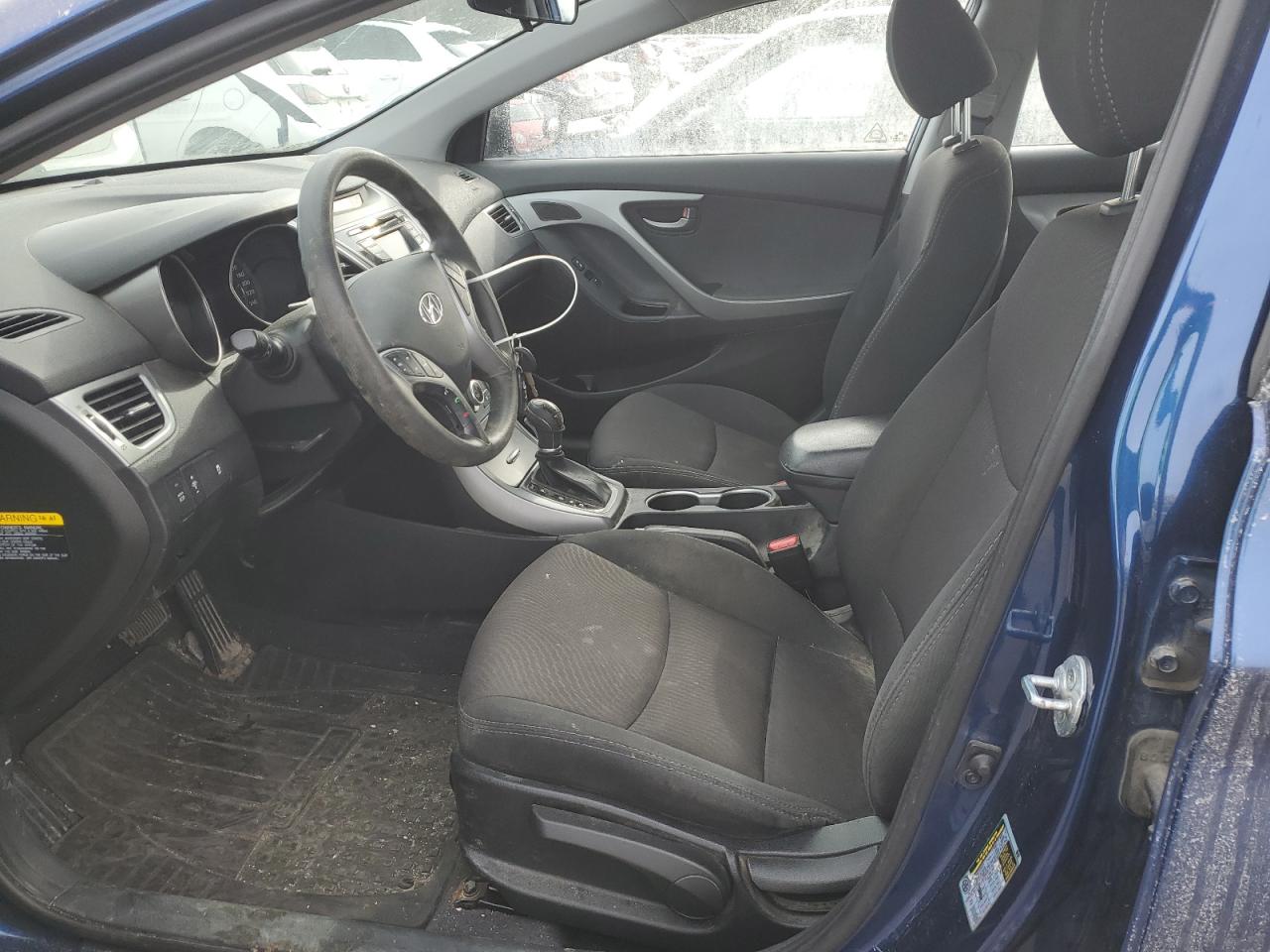 2016 Hyundai Elantra VIN 5NPDH4AE3GH752252 Copart auction photo, front end / undercarriage damage thumbnail 7