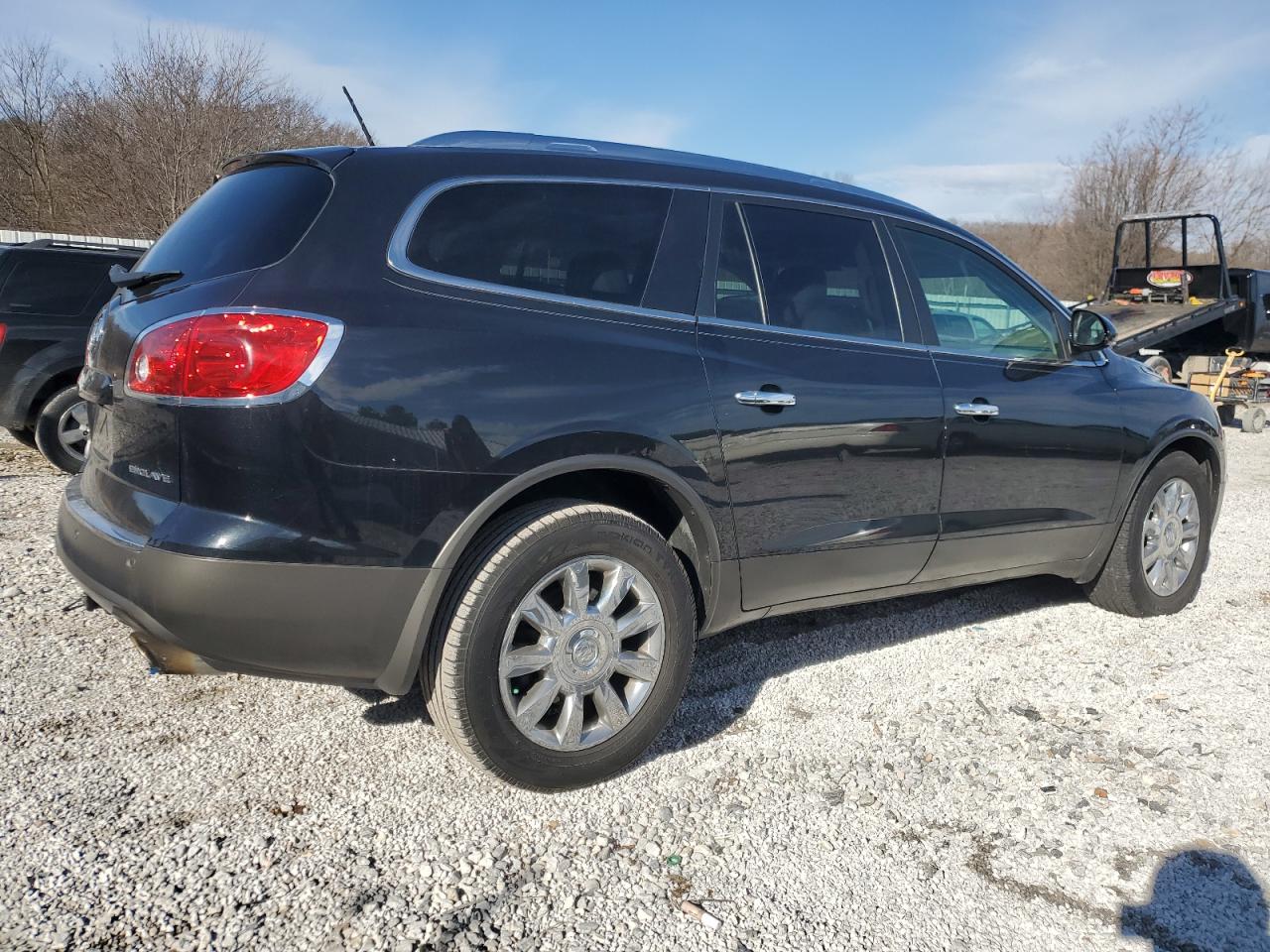 2012 Buick Enclave VIN 5GAKRDED0CJ278947 Copart auction photo, hail / front end damage thumbnail 3