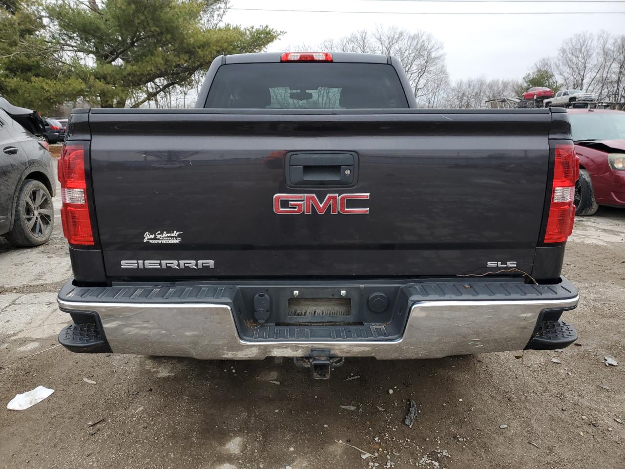 2015 GMC Sierra VIN 1GTR1UEH8FZ212725 Copart auction photo, undercarriage / front end damage thumbnail 6