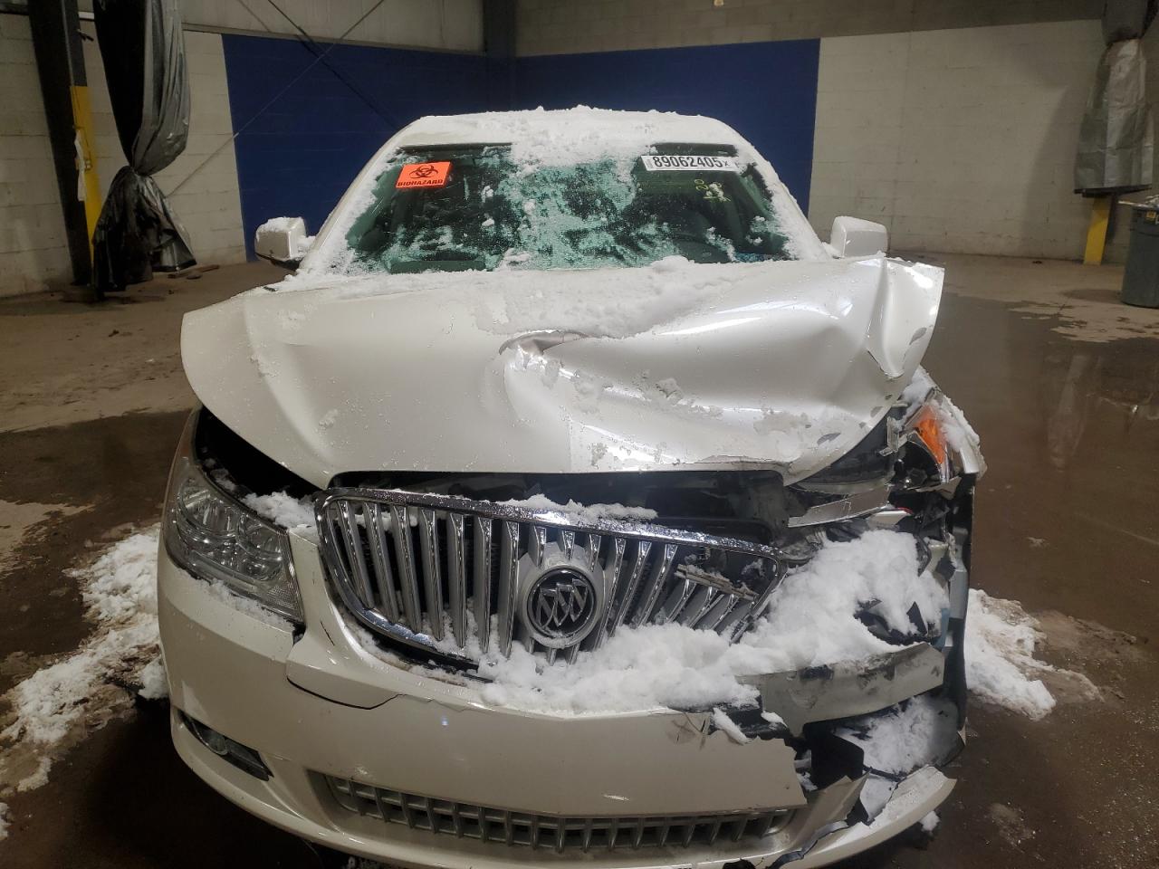 2012 Buick LaCrosse VIN 1G4GD5E35CF186764 Copart auction photo, front end damage thumbnail 5