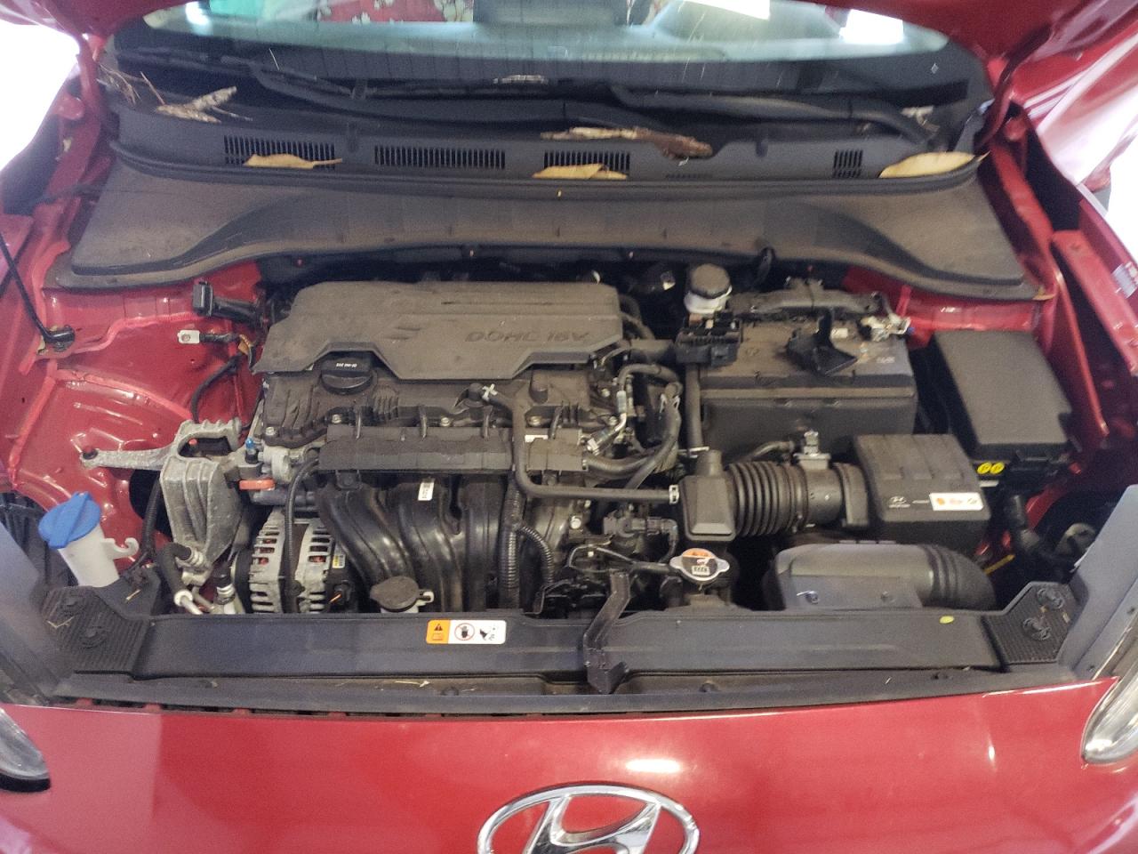 2022 Hyundai Kona VIN KM8K6CAB1NU879156 Copart auction photo, front end / side damage thumbnail 12