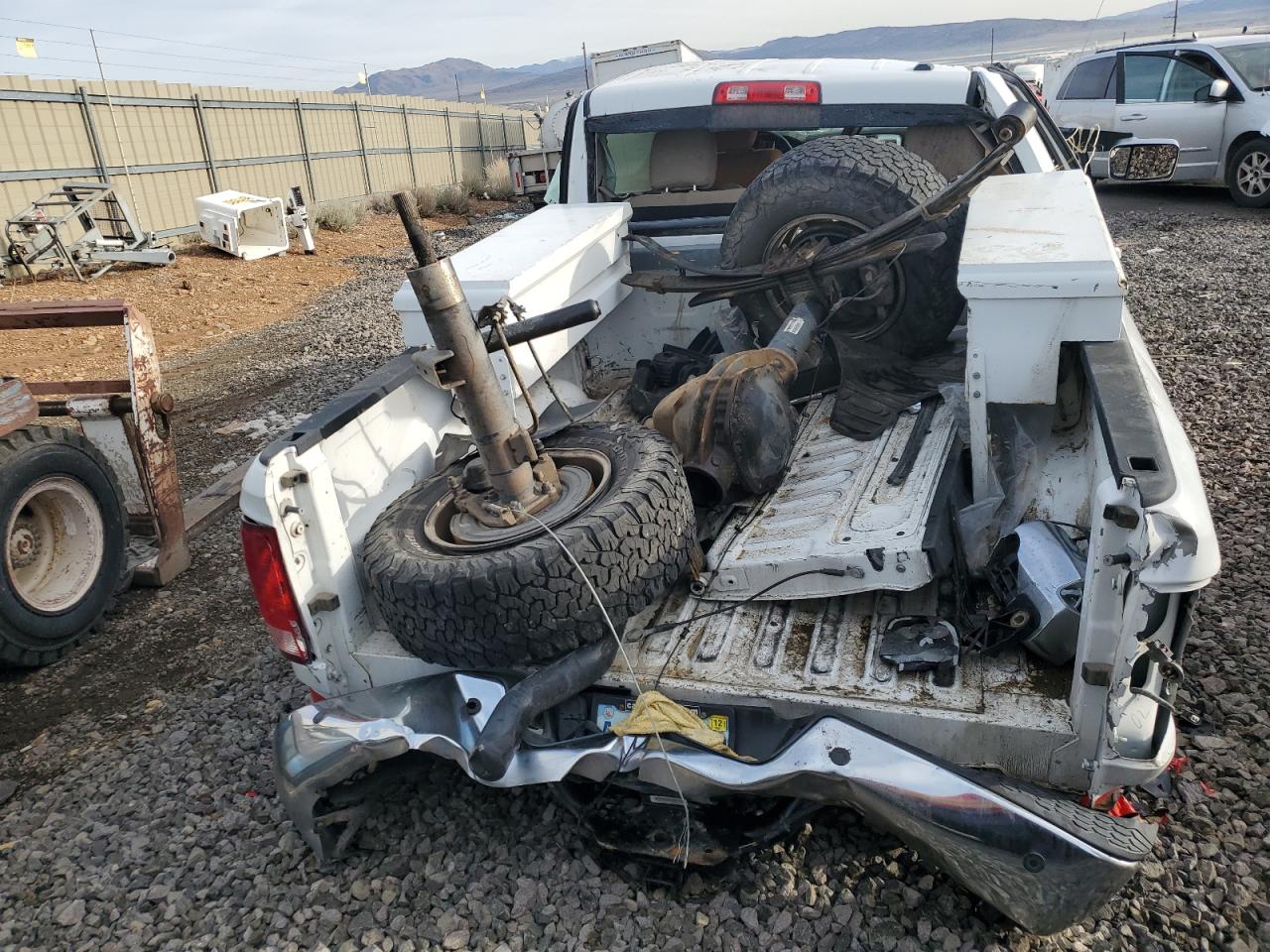 2012 Dodge RAM VIN 3C63D3EL8CG138592 Copart auction photo, rollover damage thumbnail 6