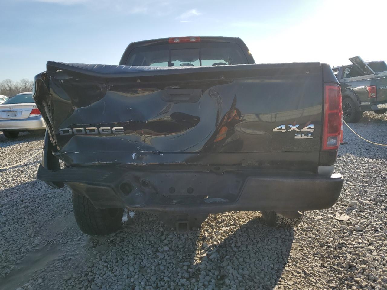 2004 Dodge RAM VIN 1D7HU18D34S551592 Copart auction photo, rear end damage thumbnail 6