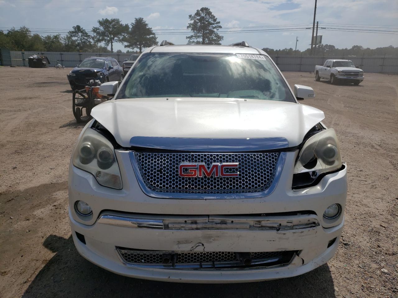 2011 GMC Acadia VIN 1GKKRTED4BJ234025 Copart auction photo, front end damage thumbnail 5