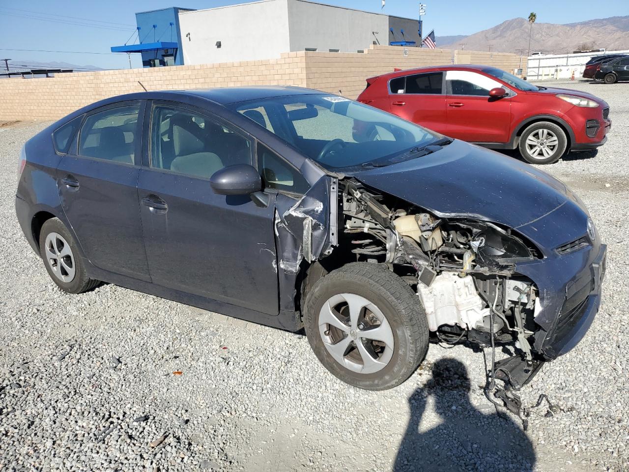 2013 Toyota Prius VIN JTDKN3DU6D1685260 Copart auction photo, all over damage thumbnail 4