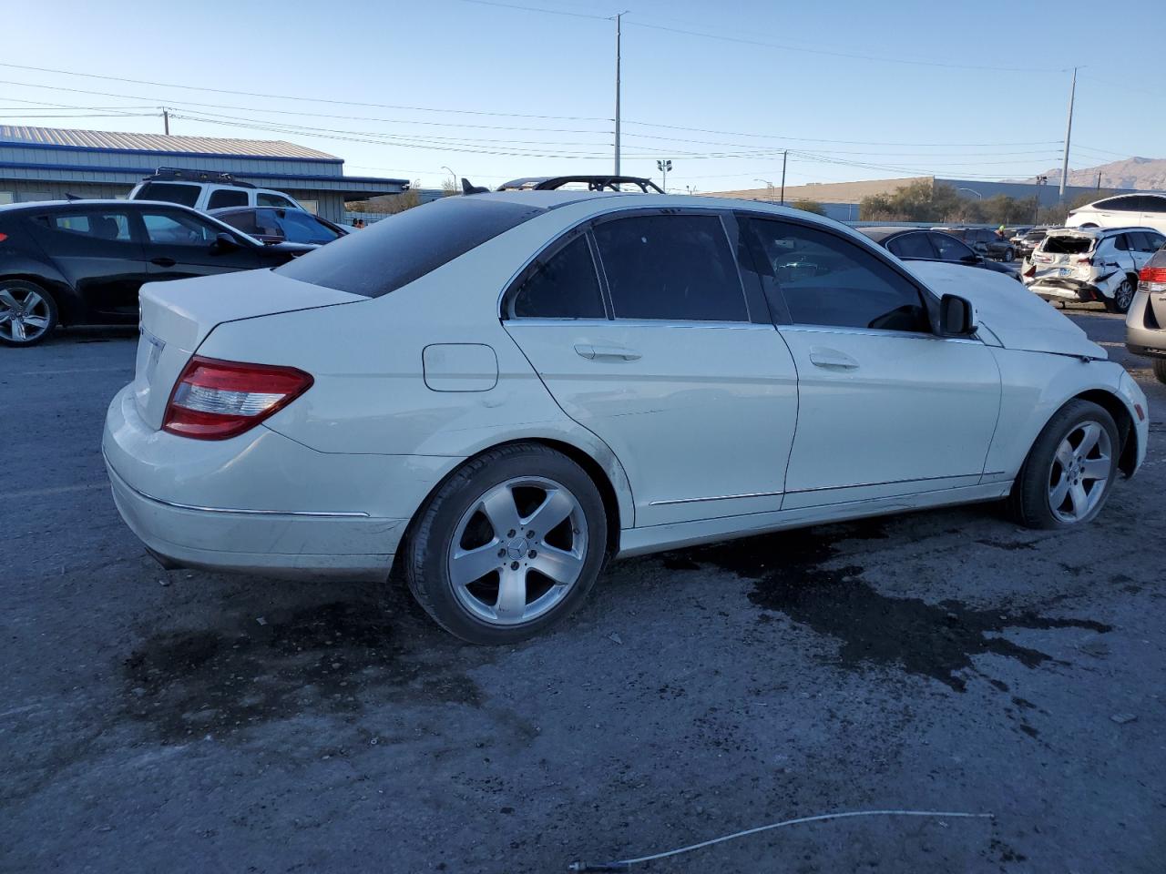 2008 Mercedes-Benz C-klasse VIN WDDGF54X38F057034 Copart auction photo, front end / rear end damage thumbnail 3