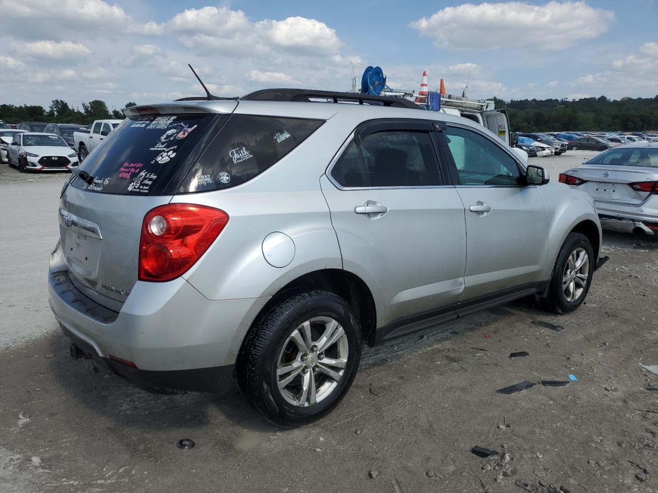 2013 Chevrolet Equinox VIN 2GNALDEK8D1150758 Copart auction photo, rear end / side damage thumbnail 3