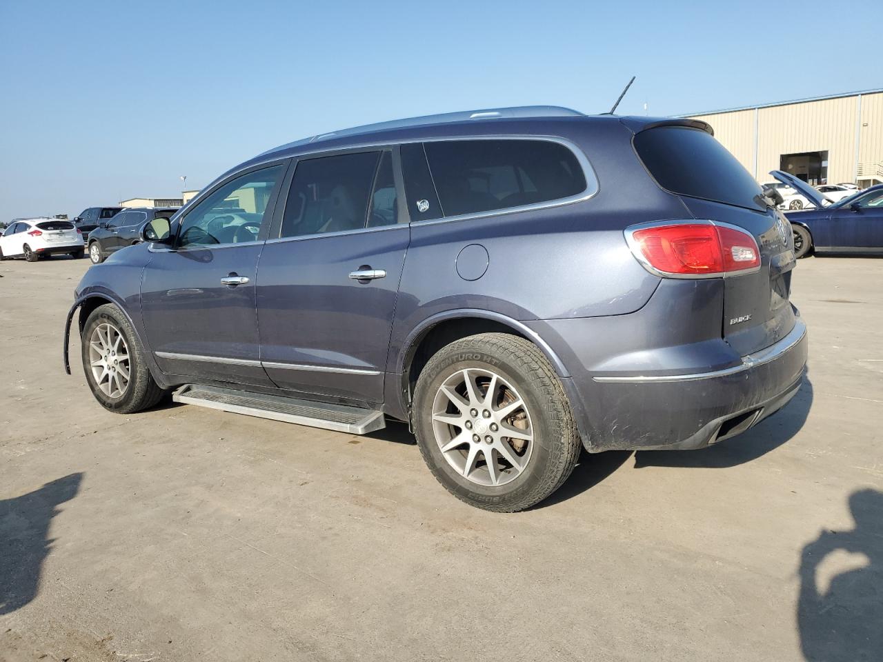 2013 Buick Enclave VIN 5GAKRCKD9DJ170097 Copart auction photo, front end / hail damage thumbnail 2