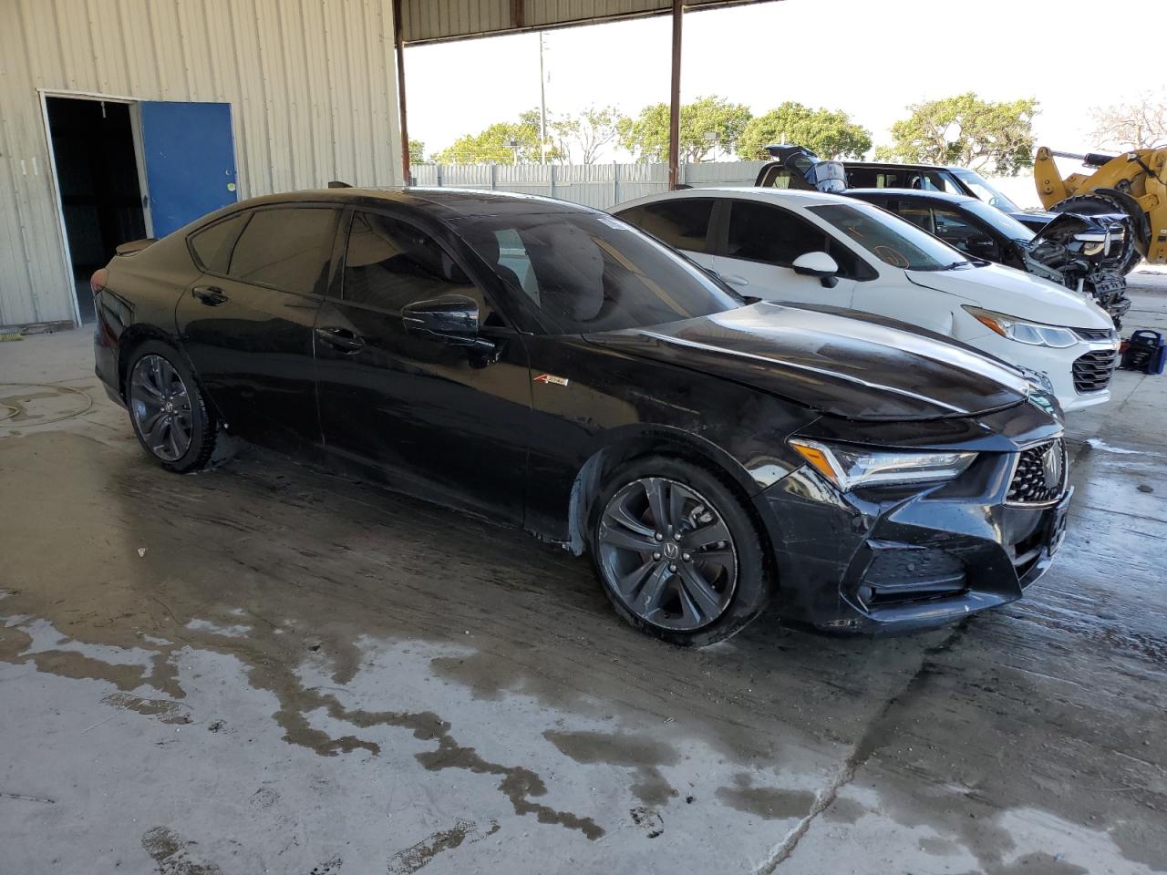 2022 Acura TLX VIN 19UUB5F52NA003304 Copart auction photo, minor dent/scratches damage thumbnail 4